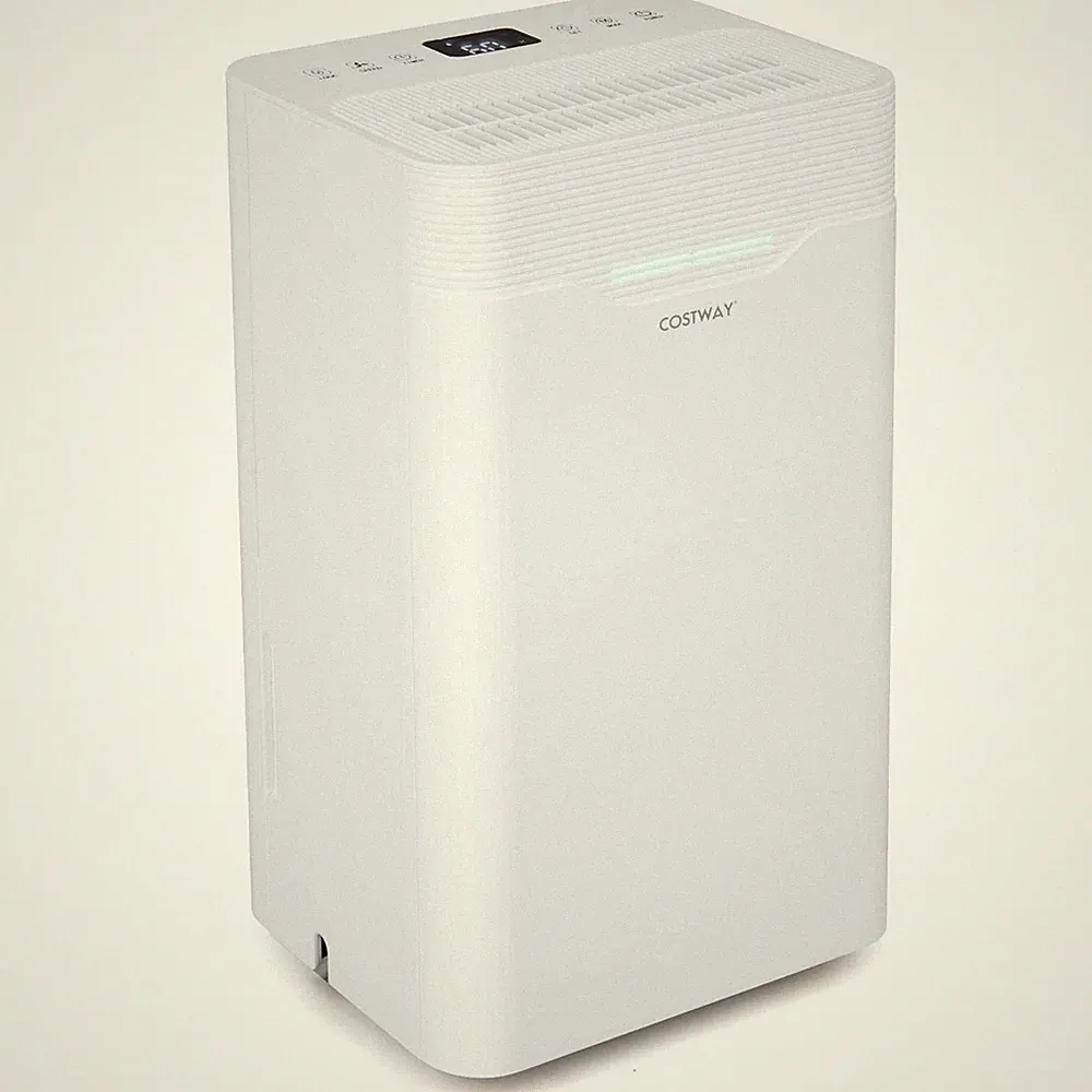 12,5L 35m² Luftentfeuchter für Keller mit Ablaufschlauch Smart Humidity Control und 3