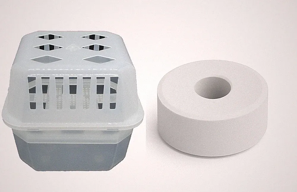 1x reilo Mini Box 0,5l mit 12x 450g Raum-/ Luftentfeuchter TAB mit Loch