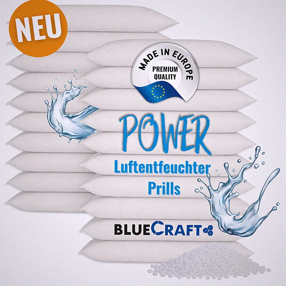 20x 1kg Luft-Entfeuchter Prills Nachfüllpack im Vliesbeutel für Granulat Box