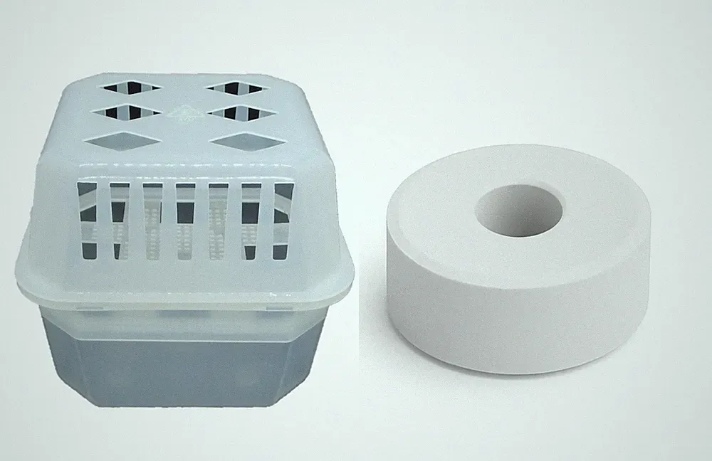 2x reilo Mini Box 0,5l mit 12x 450g Raum-/ Luftentfeuchter TAB mit Loch