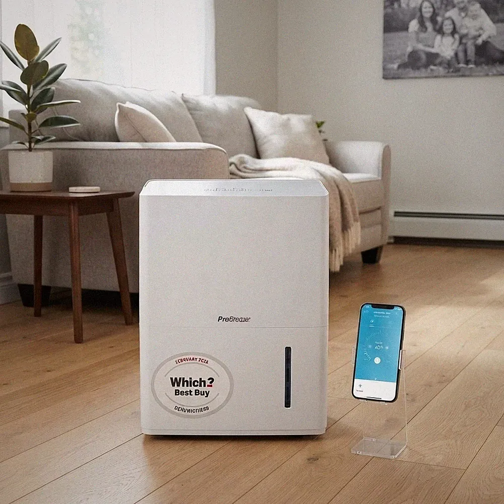 30L/Tag Luftentfeuchter mit 3L Wassertank - Smart App & Digital Display Steuerung