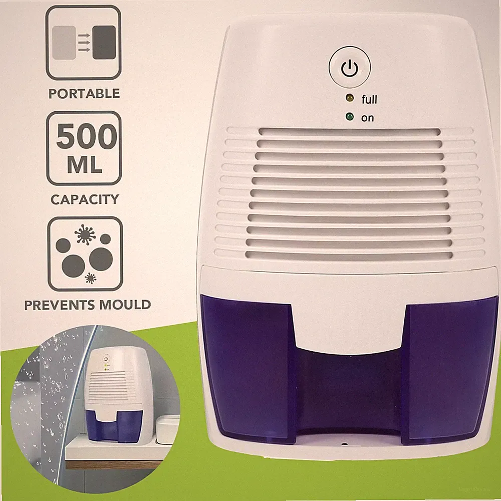 500 ml Luftentfeuchter Feuchtigkeitsabsorber Entfeuchter Elektrisch Dehumidifier