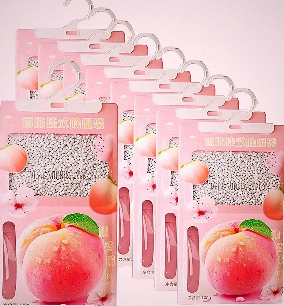 9 x 100g Luftentfeuchter beutel zum Hängen, Luftentfeuchter Granulat mit Duft