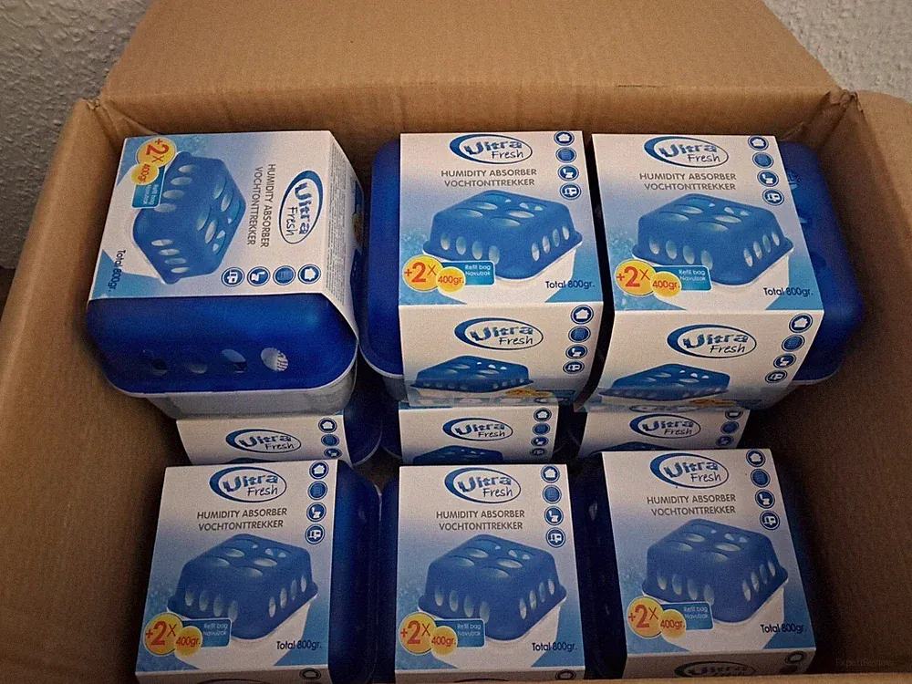 9x Luftentfeuchter Feuchtigkeitsstopper Ultra Fresh inkl. 2x400g Granulat