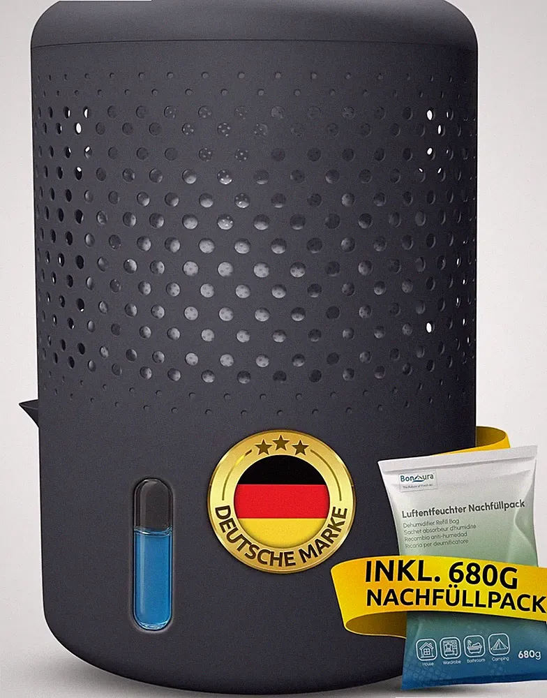 BonAura® Luftentfeuchter ohne Strom - Raumentfeuchter für Keller, Bad uvm. - 6