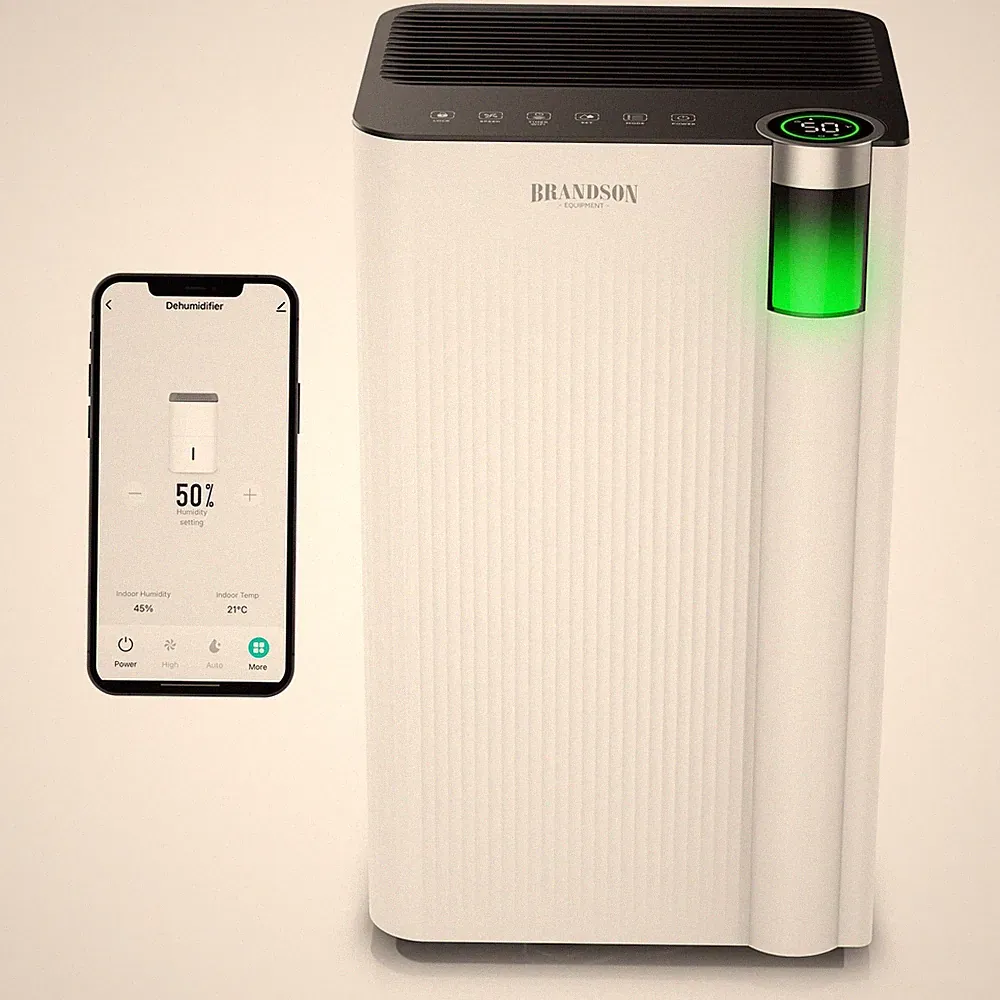Brandson Kompressor Luftentfeuchter Timerfunktion WiFi 12L Weiß