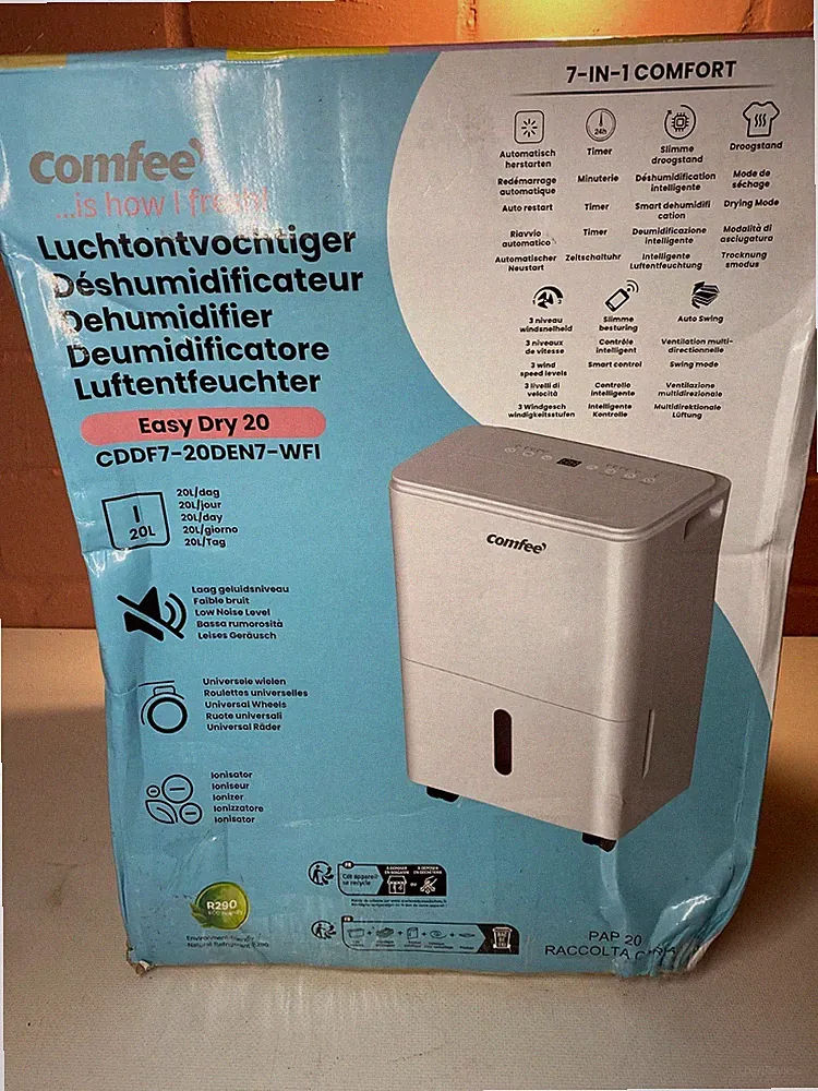COMFEE 2-in-1 Luftentfeuchter, Entfernt bis zu 20 l/Tag