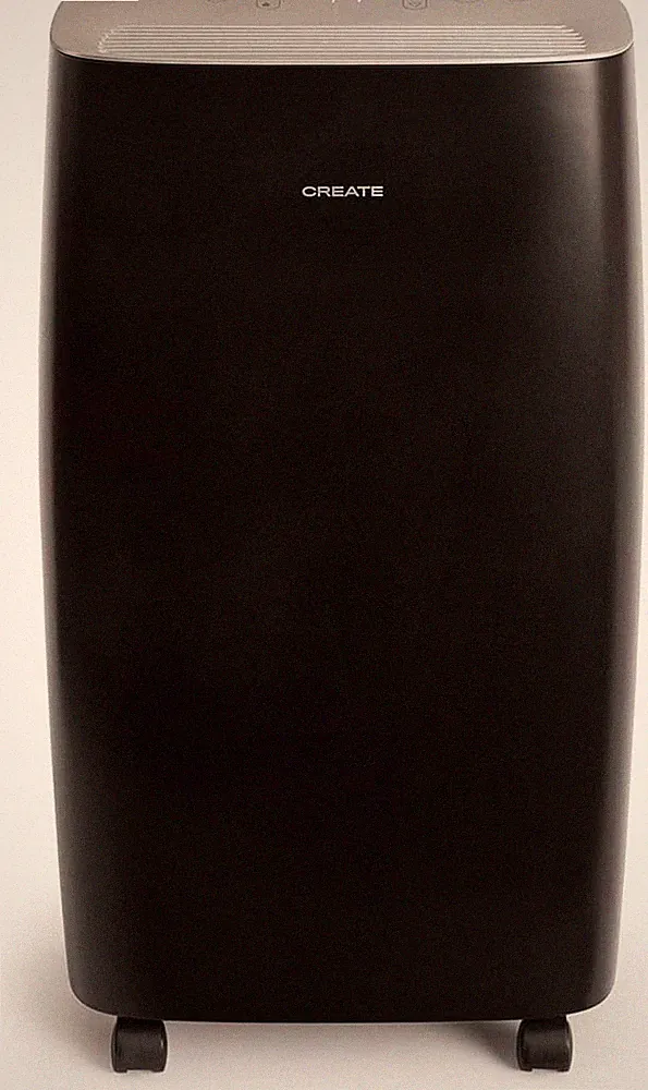 CREATE/DRYPLUS XL CUBIC/Luftentfeuchter 10 L/Tag - 40m²l Schwarz/Waschbarer Luft