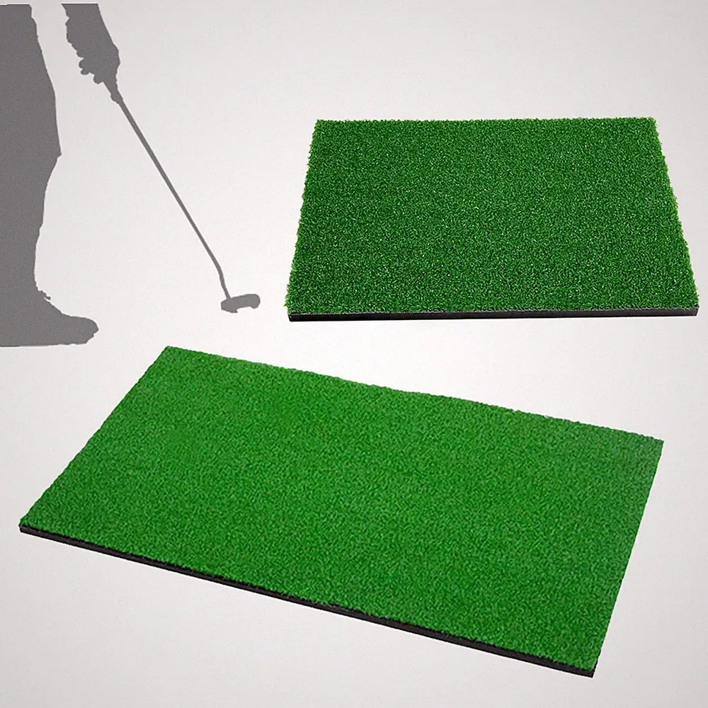 Golf-Schlagmatte, realistische Schwung-Trainingshilfe für den Keller