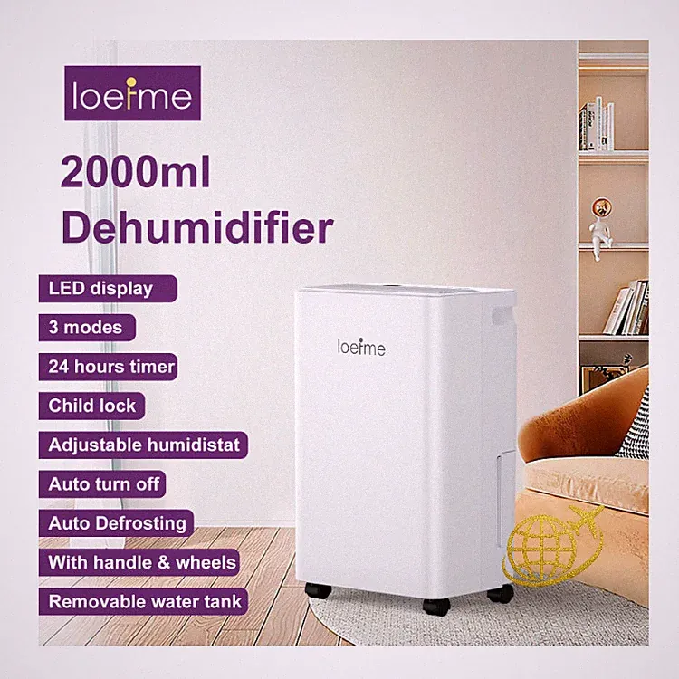 LOEFME 12 l Tag Luftentfeuchter 20-30 m2 2