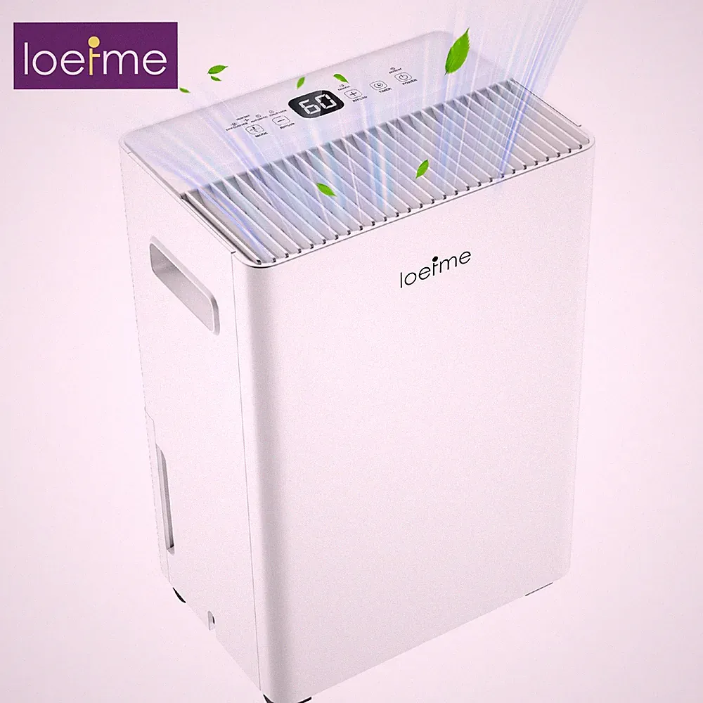 LOEFME Luftentfeuchter Raumentfeuchter 8L/Tag Kompressor 25m² Timer LED 40dB