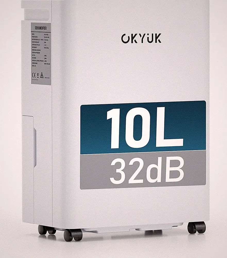 Luftentfeuchter 10L Automatische Entfeuchtung mit 24H Timer Raumentfeuchter