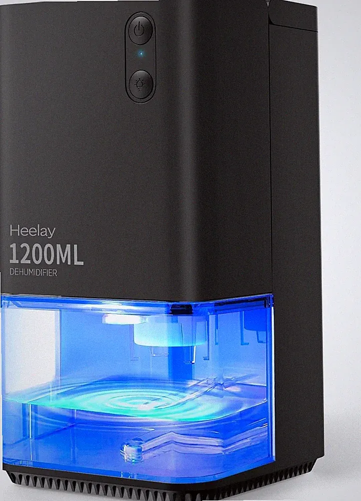 Luftentfeuchter 1200 ml Energiesparend Tragbar Ultraleise Automatische Abscha...