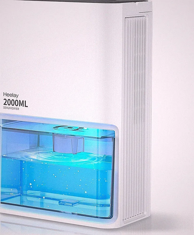 Luftentfeuchter 2000ml 25dB Leiser Schlafzimmer Elektrisch Energiesparend