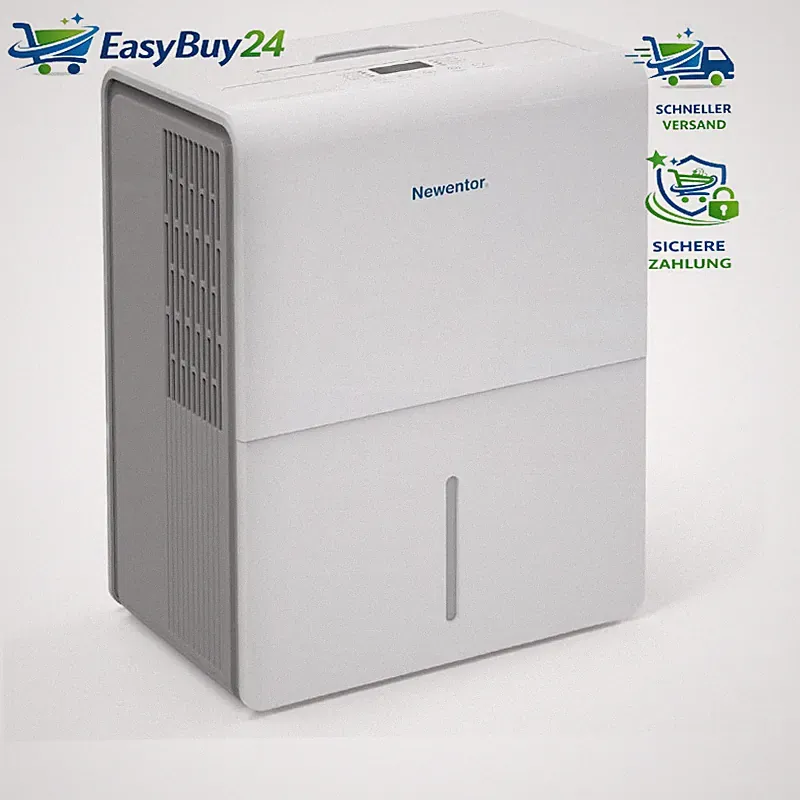 Luftentfeuchter 25L/24h für 215m³ 80m² Räume Geräuschreduziert mit