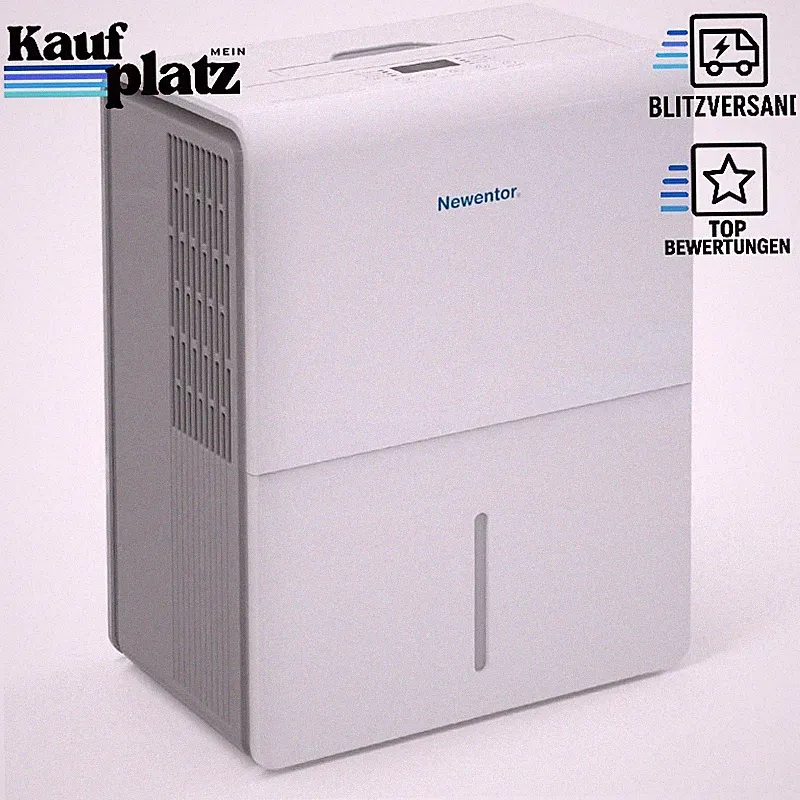 Luftentfeuchter 25L/24h für 215m³ Räume Geräuschreduziert mit Timer und