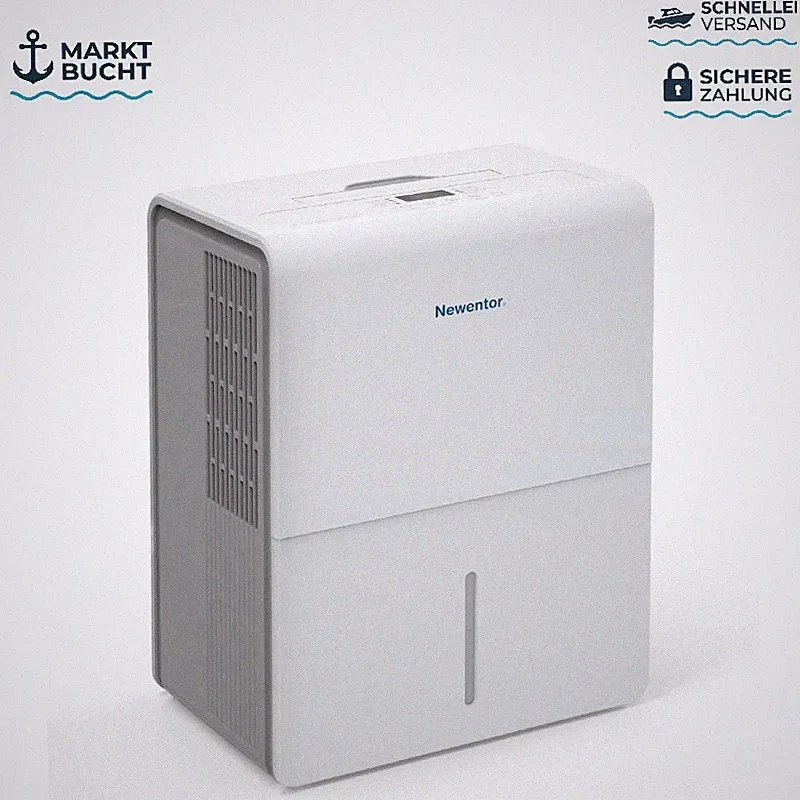 Luftentfeuchter 25L/24h für 215m³ Räume Geräuschreduziert Stromsparend Timer