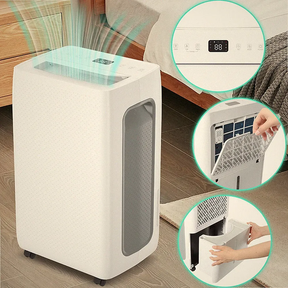 Luftentfeuchter 26L/16L Raumentfeuchter für Keller Raumluftentfeuchter Timer