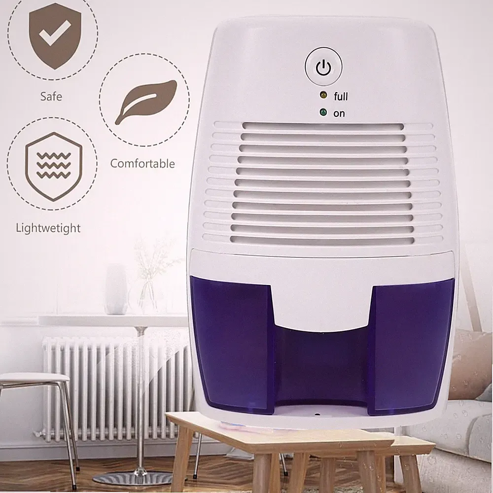 Luftentfeuchter 500ml Leiser Feuchtigkeitsabsorber Elektrischer Dehumidifier