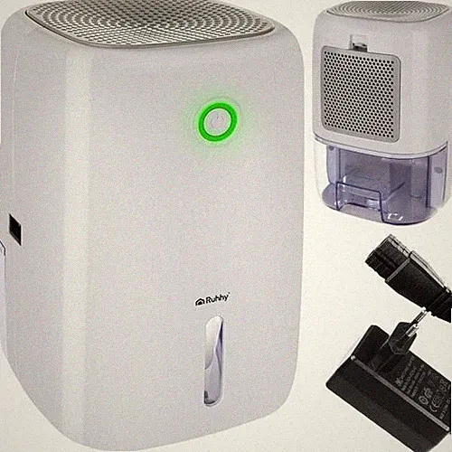 Luftentfeuchter 800 ml 22,5 W leise Peltier 30 dB Automatik 330 ml/Tag Haus Büro