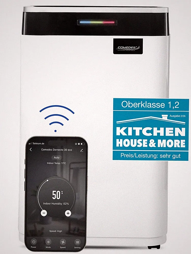 Luftentfeuchter Bautrockner Comedes Demecto 30 eco WIFI