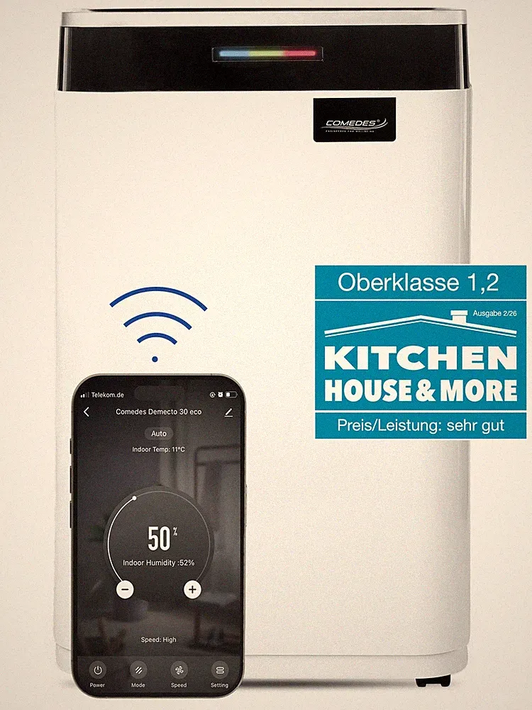 Luftentfeuchter Bautrockner Comedes Demecto 30 eco WIFI