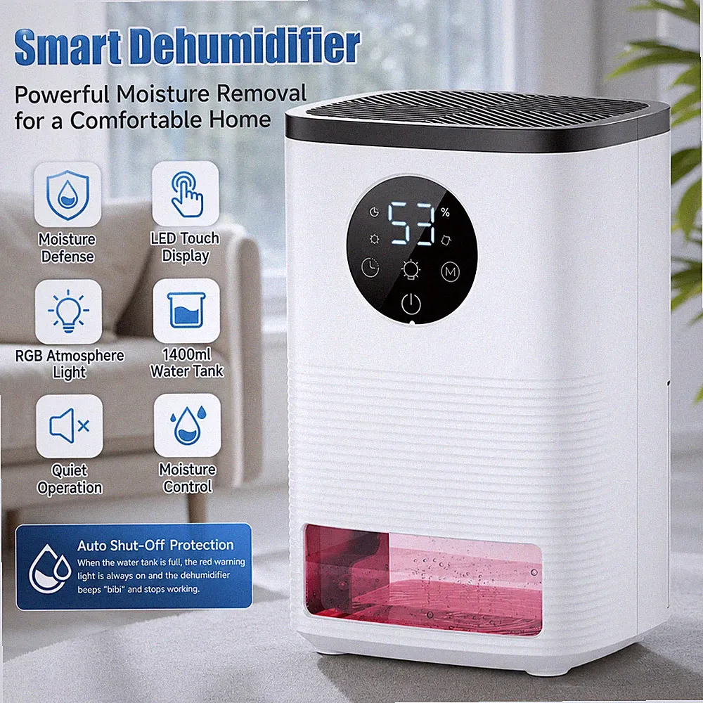 Luftentfeuchter Dehumidifier Raumentfeuchter Lufttrockner Schlafzimmer 1400ML