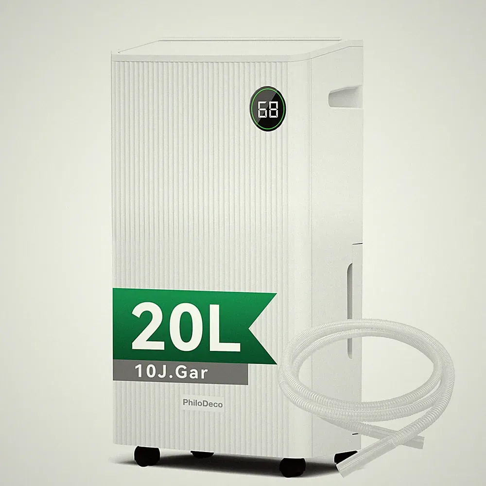 Luftentfeuchter Elektrisch Keller Raumentfeuchter Leise Timer 20L 39dB 150m³
