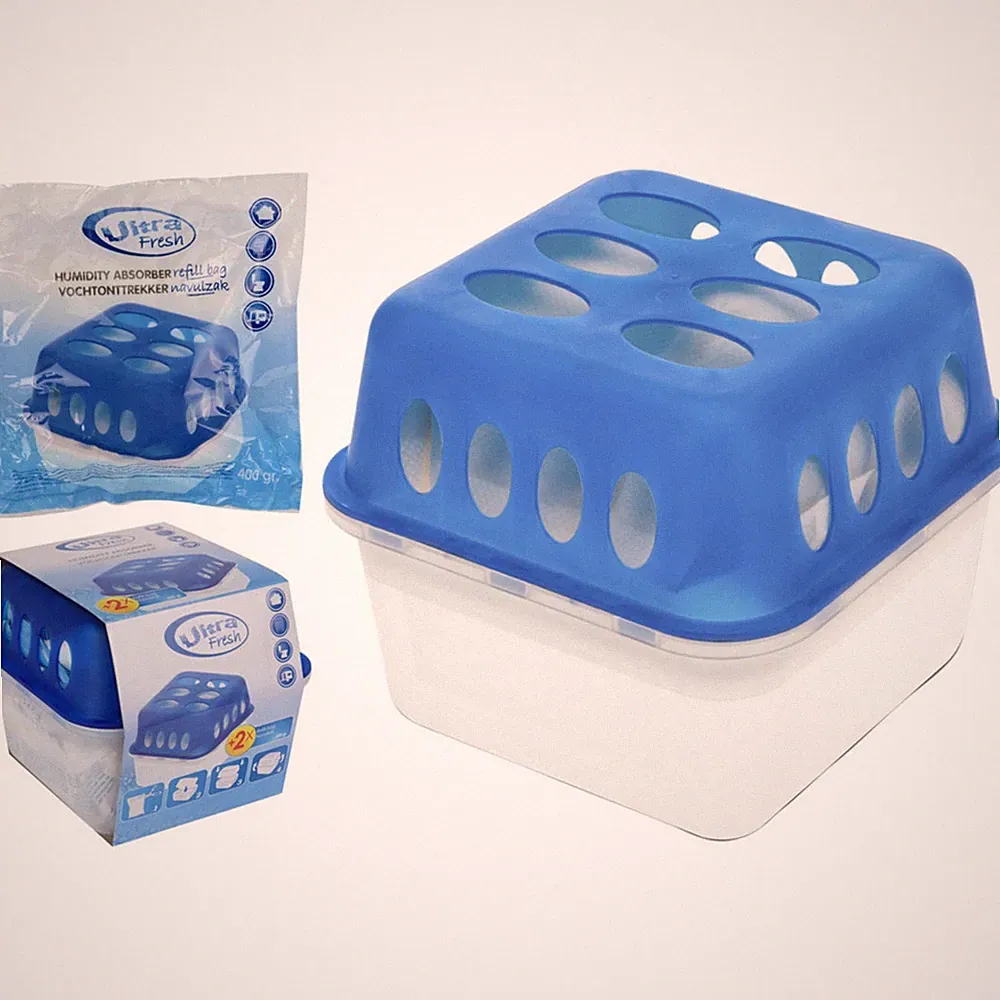Luftentfeuchterbox Raumentfeuchter Entfeuchterbox mit 2×400 g Nachfüllpack Box