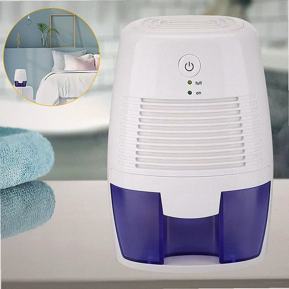 Mini Luftentfeuchter 500ml Raumentfeuchter Elektrischer Entfeuchter für Zimmer