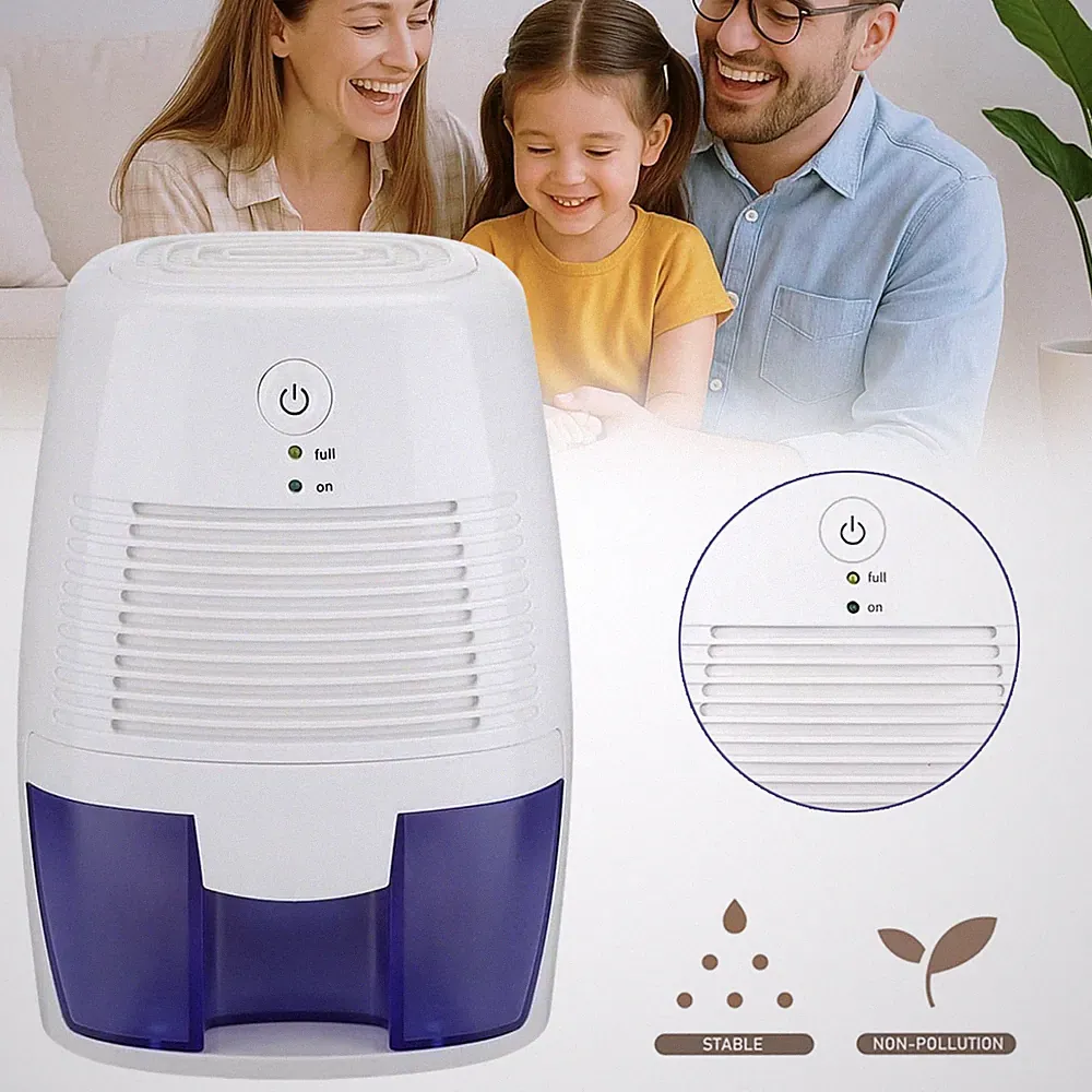 Mini Luftentfeuchter Elektrischer Entfeuchter Raumentfeuchter für Schlafzimmer