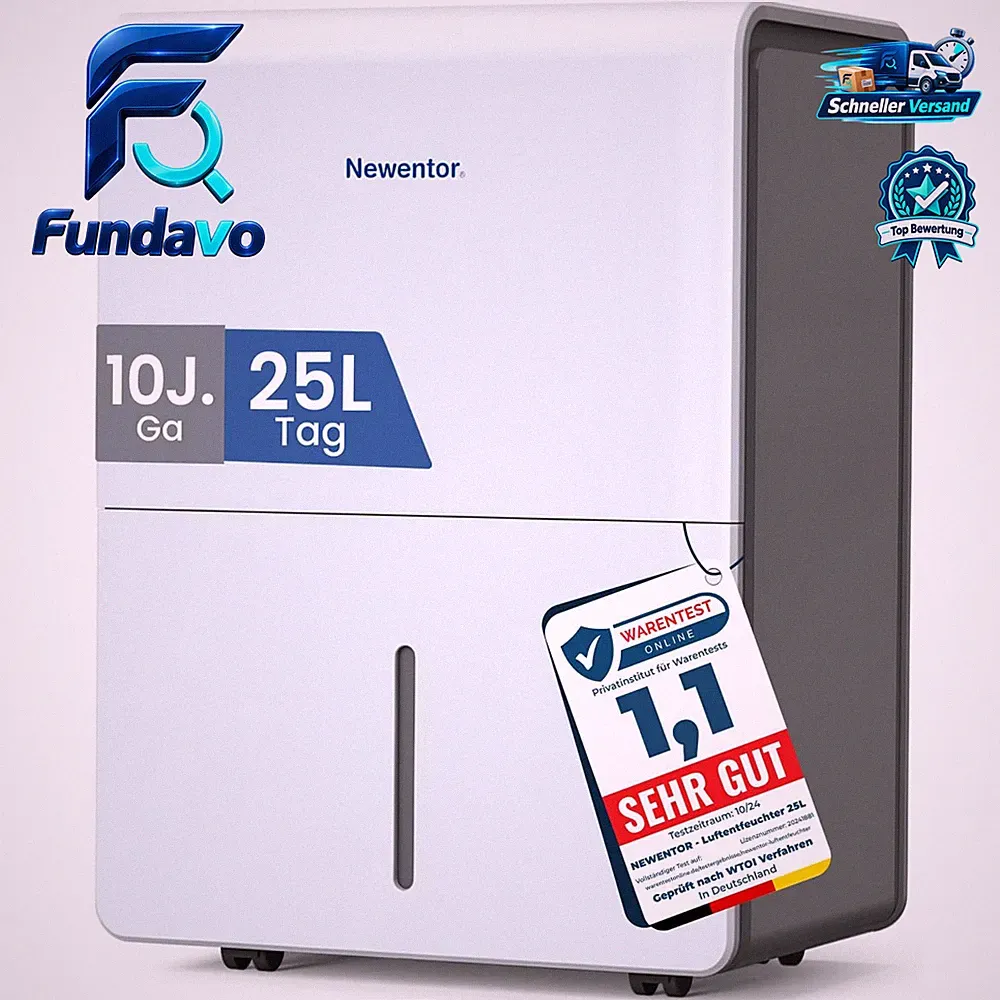 Newentor Luftentfeuchter elektrisch 25L pro, Entfeuchter elektrisch keller, Raum