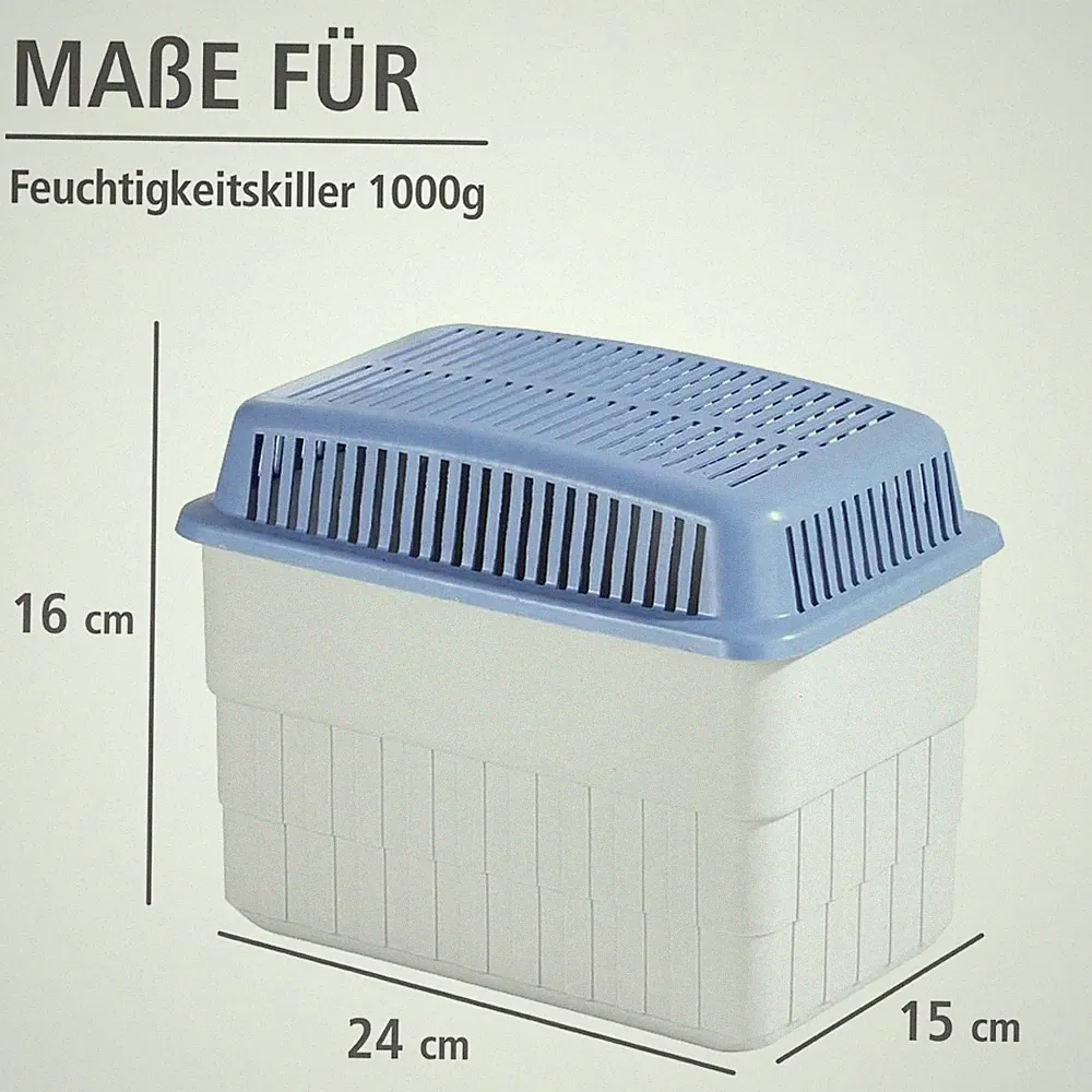 Raumentfeuchter WENKO 1kg Granulat, Feuchtigkeitskiller, Schimmelreduzierung