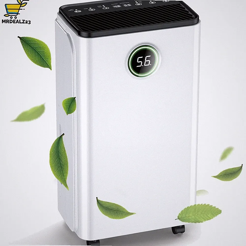 Tragbarer Luftentfeuchter mit 2L Tank, Ideal für Wohn- und Schlafzimmer