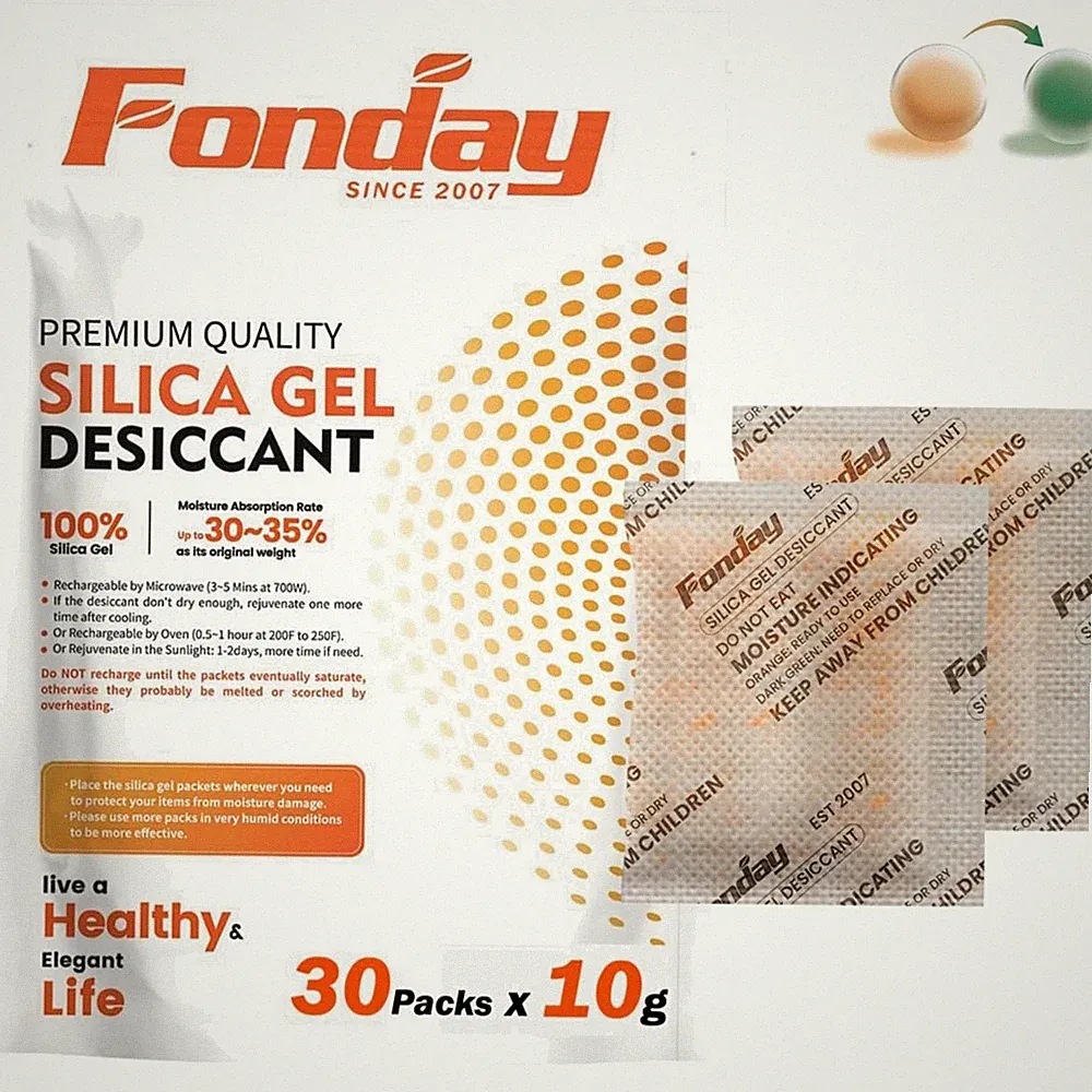 Wiederverwendbare Silikagel-Trockenmittel 10g, Lebensmittelqualität, Feuchtig...