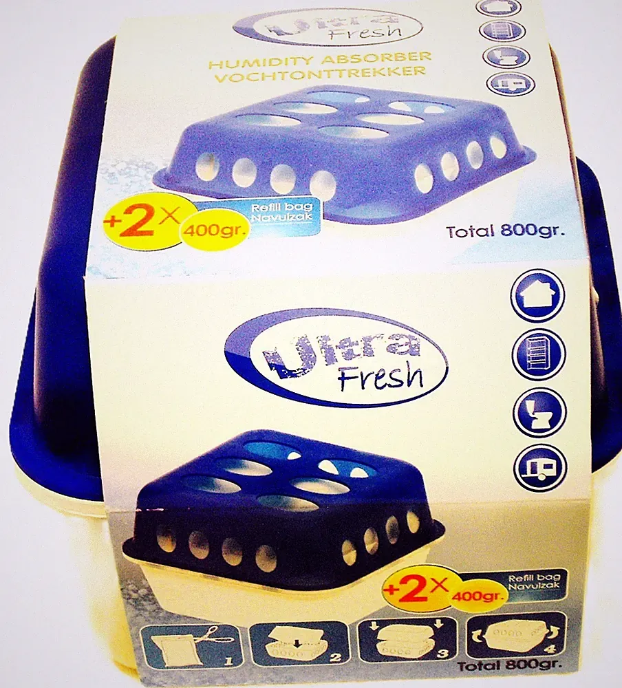XXL....Luftentfeuchter Set Box mit 2x400g Granulat Raumentfeuchter Entfeuchter